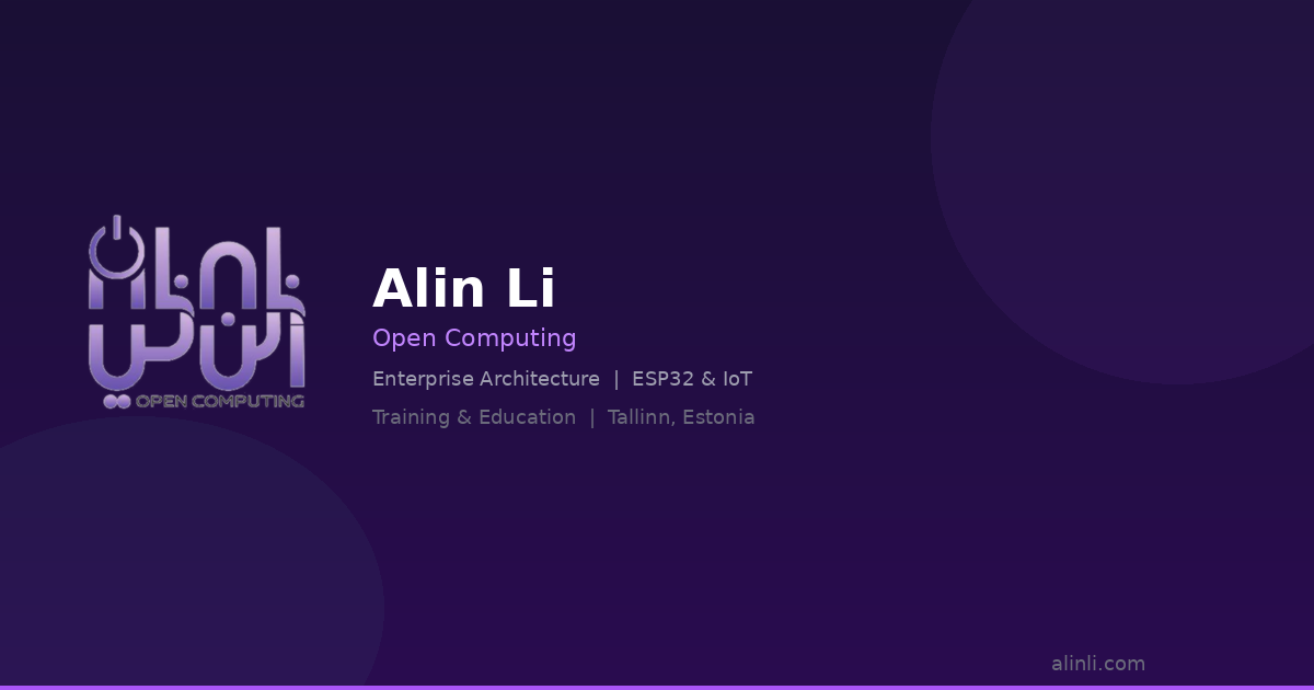 Alin Li — Open Computing